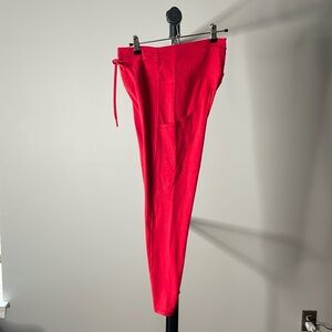 Zyia red battleship luxe drawstring